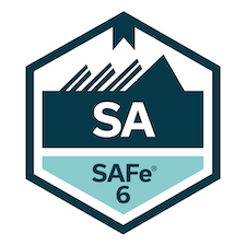 SA certification badge for Agile training and coaching