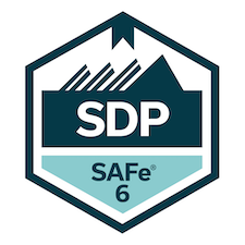 SDP certification badge for Agile training and coaching